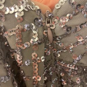 Sequin gown from Bloomingdales, size 6.